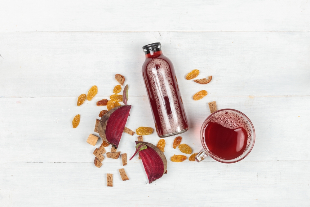 Homemade,Lemonade.,Beet,Kvass,,Fermented,Carbonated,Natural,Drink.,Flatlay,On Homemade,Lemonade.,Beet,Kvass,,Fermented,Carbonated,Natural,Drink.,Flatlay,On